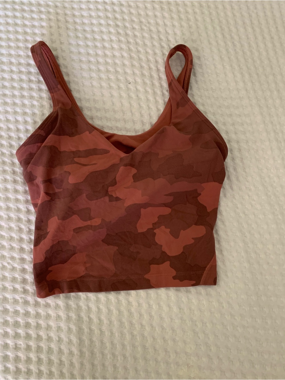 lululemon athletica Align Camo Sports Bra Size 2 EUC